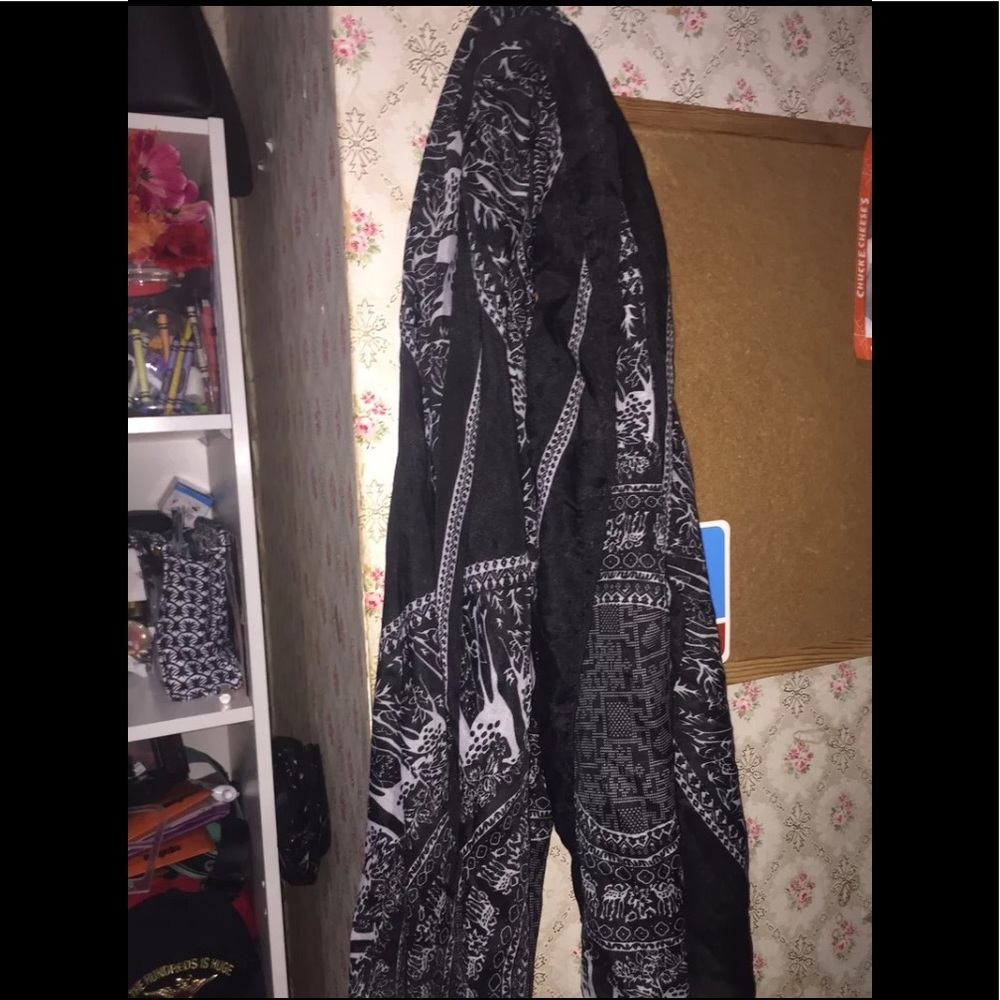 Black deer designed scarf girls winter & fall